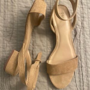 Suede Strappy Sandals / Only worn 2x